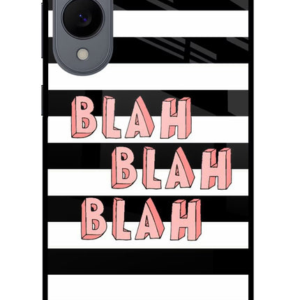 Blah Blah Blah Samsung S25 Edge Glass Case