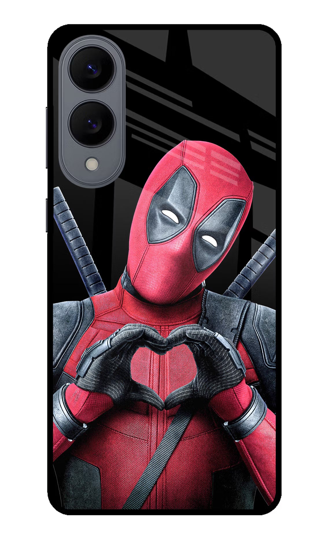 Deadpool Samsung S25 Edge Glass Case Back Cover by Casekaro