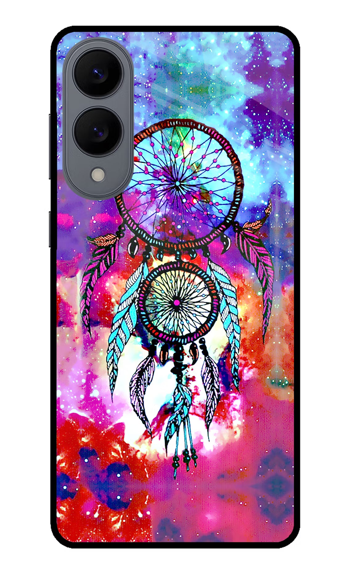 Dream Catcher Abstract Samsung S25 Edge Glass Case Back Cover by Casekaro
