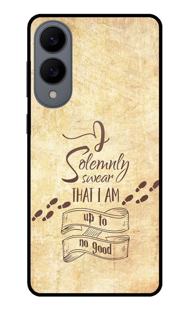 I Solemnly swear that i up to no good Samsung S25 Edge Glass Case