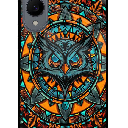 Angry Owl Art Samsung S25 Edge Glass Case