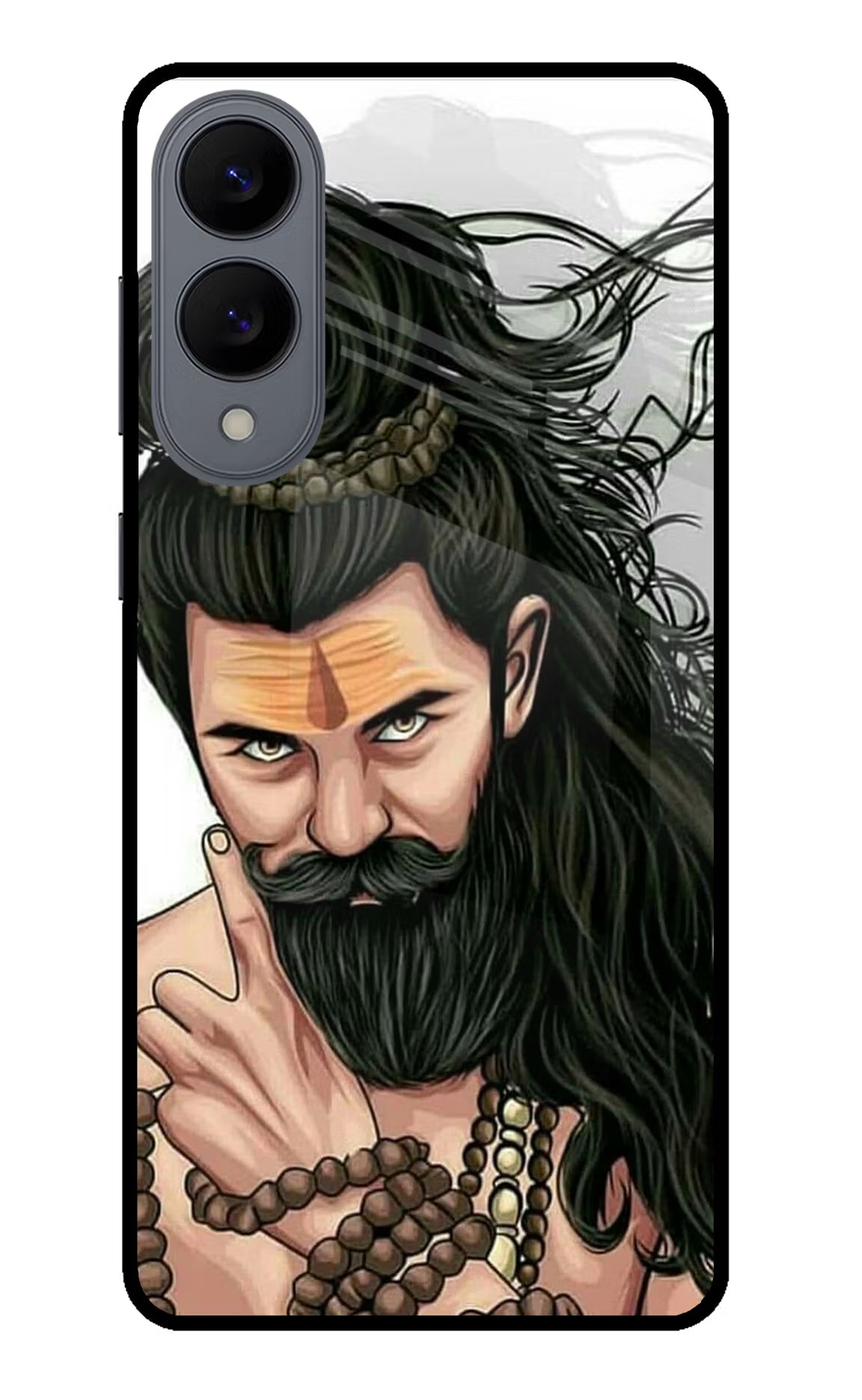 Mahadev Samsung S25 Edge Glass Case Back Cover by Casekaro
