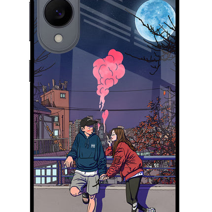 Chilling Couple Samsung S25 Edge Glass Case