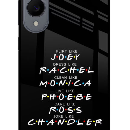 FRIENDS Character Samsung S25 Edge Glass Case