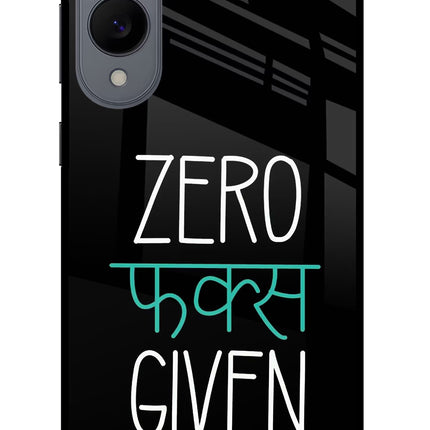 Zero Fucks Given Samsung S25 Edge Glass Case