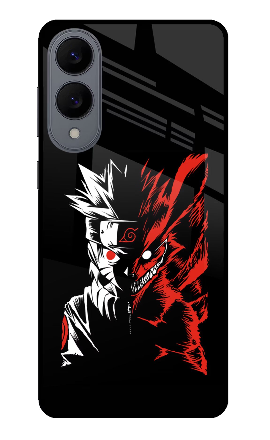 Naruto Two Face Samsung S25 Edge Glass Case Back Cover by Casekaro