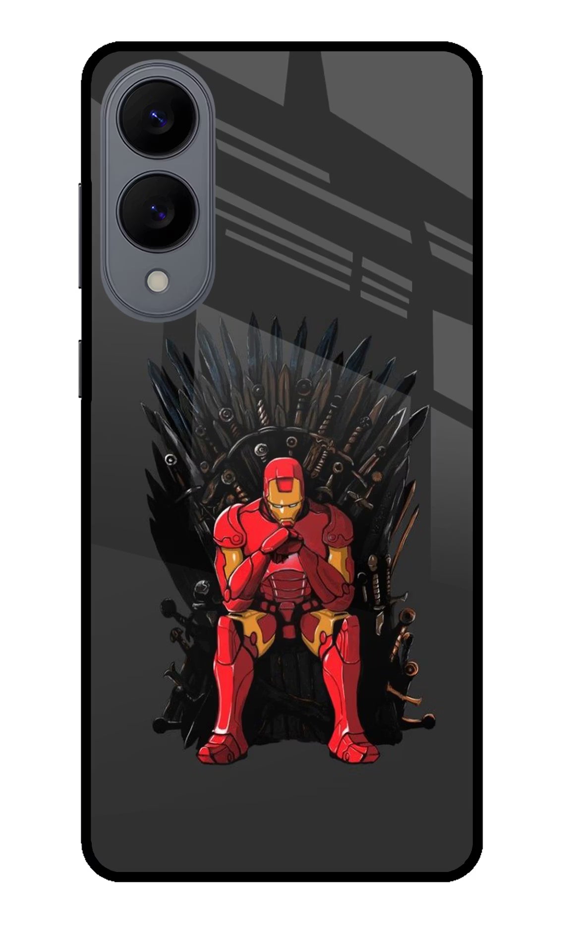 Ironman Throne Samsung S25 Edge Glass Case Back Cover by Casekaro