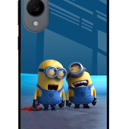 Minion Laughing Samsung S25 Edge Glass Case