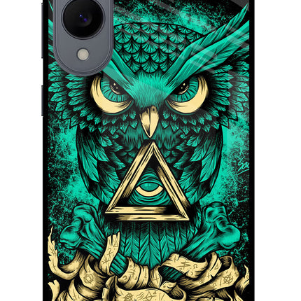 Green Owl Samsung S25 Edge Glass Case