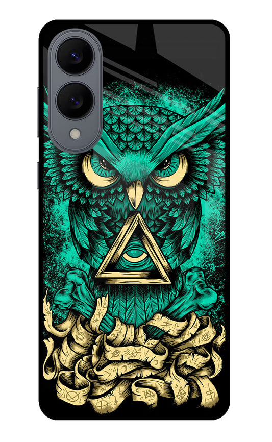 Green Owl Samsung S25 Edge Glass Case