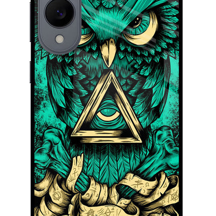 Green Owl Samsung S25 Edge Glass Case