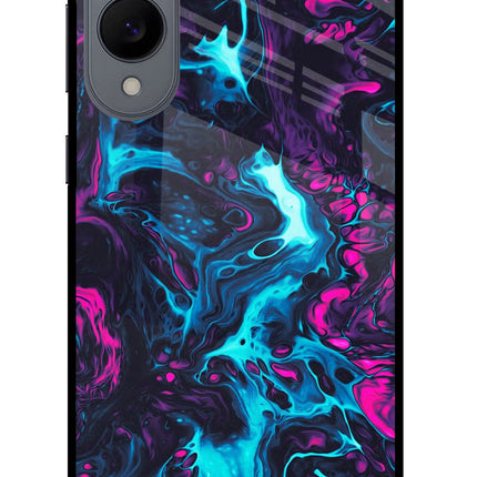 Abstract Samsung S25 Edge Glass Case
