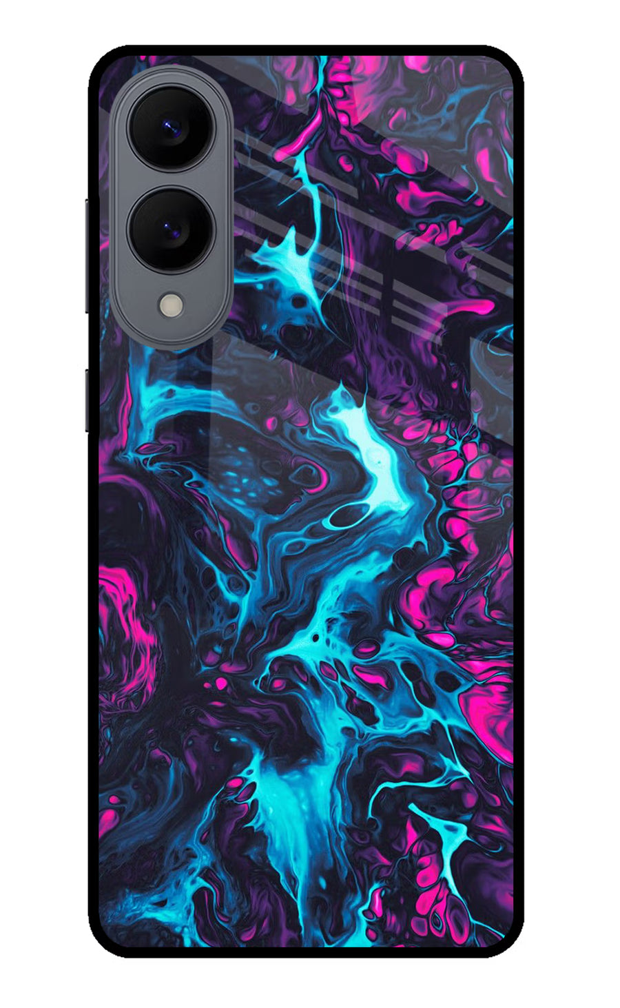 Abstract Samsung S25 Edge Back Cover, Metal case