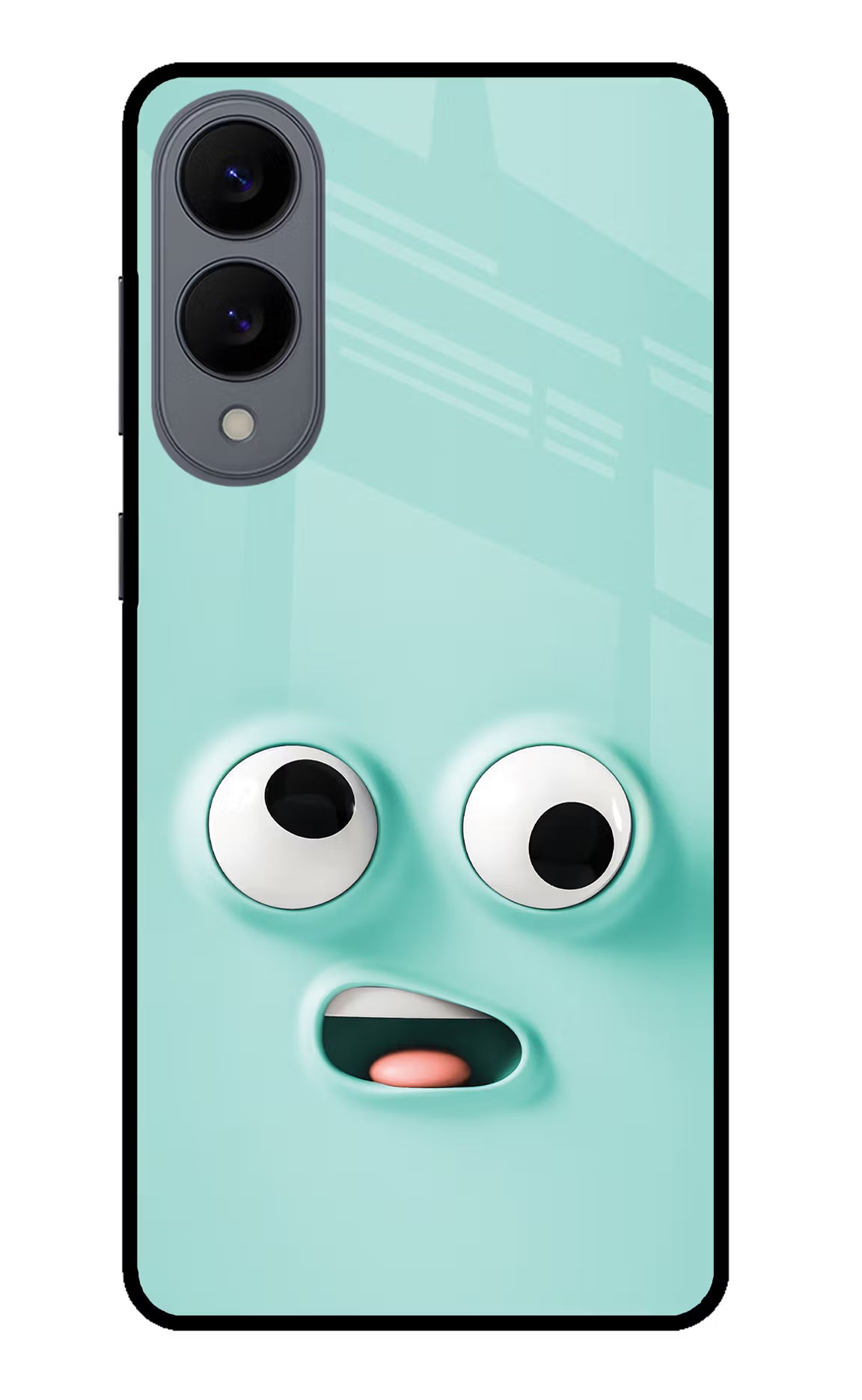Funny Cartoon Samsung S25 Edge Glass Case Back Cover by Casekaro