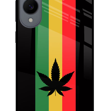 Weed Flag Samsung S25 Edge Glass Case