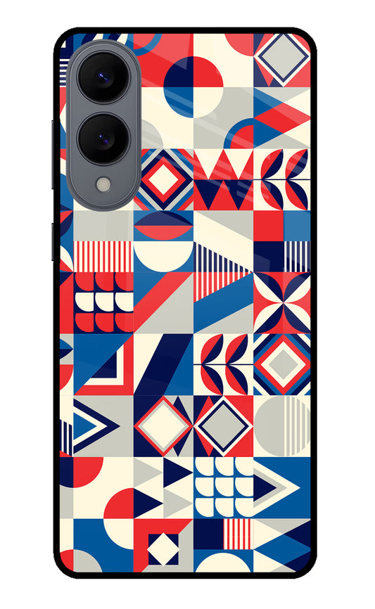 Colorful Pattern Samsung S25 Edge Glass Case