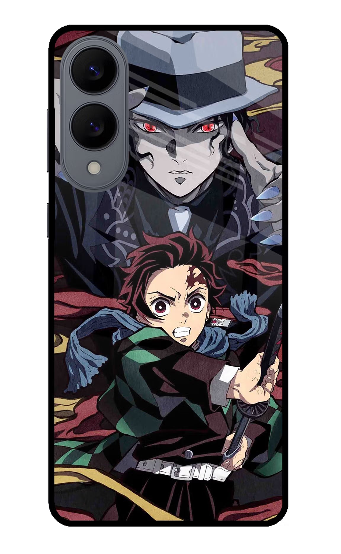 Demon Slayer Samsung S25 Edge Glass Case Back Cover by Casekaro