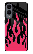 Fire Flames Samsung S25 Edge Glass Case Back Cover by Casekaro