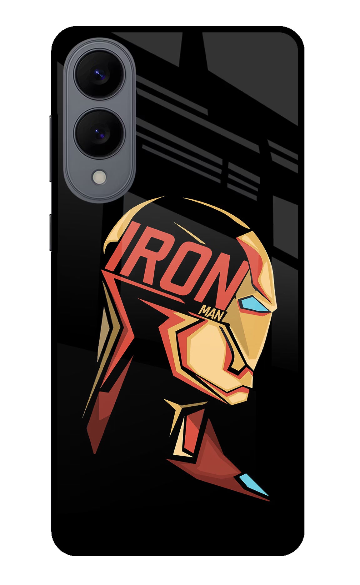 IronMan Samsung S25 Edge Glass Case Back Cover by Casekaro