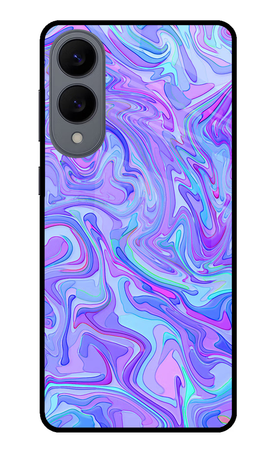 Glitter Samsung S25 Edge Back Cover, Metal case