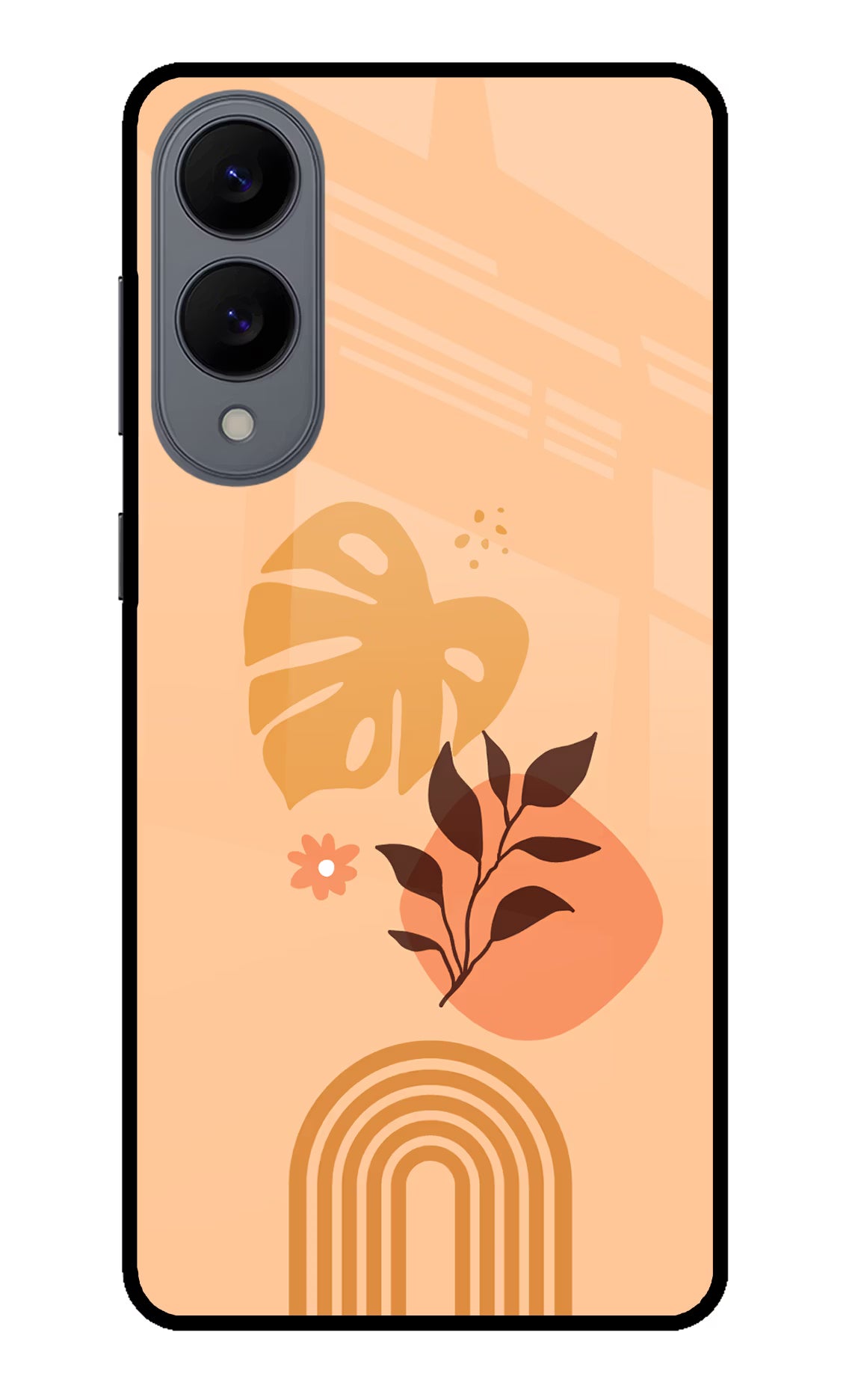 Bohemian Art Samsung S25 Edge Glass Case Back Cover by Casekaro