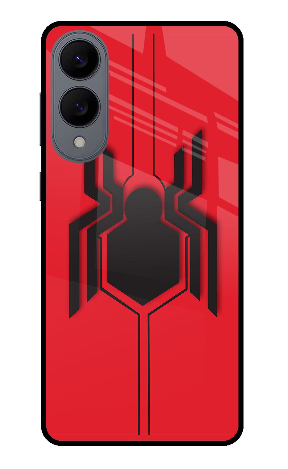 Spider Samsung S25 Edge Glass Case Back Cover by Casekaro