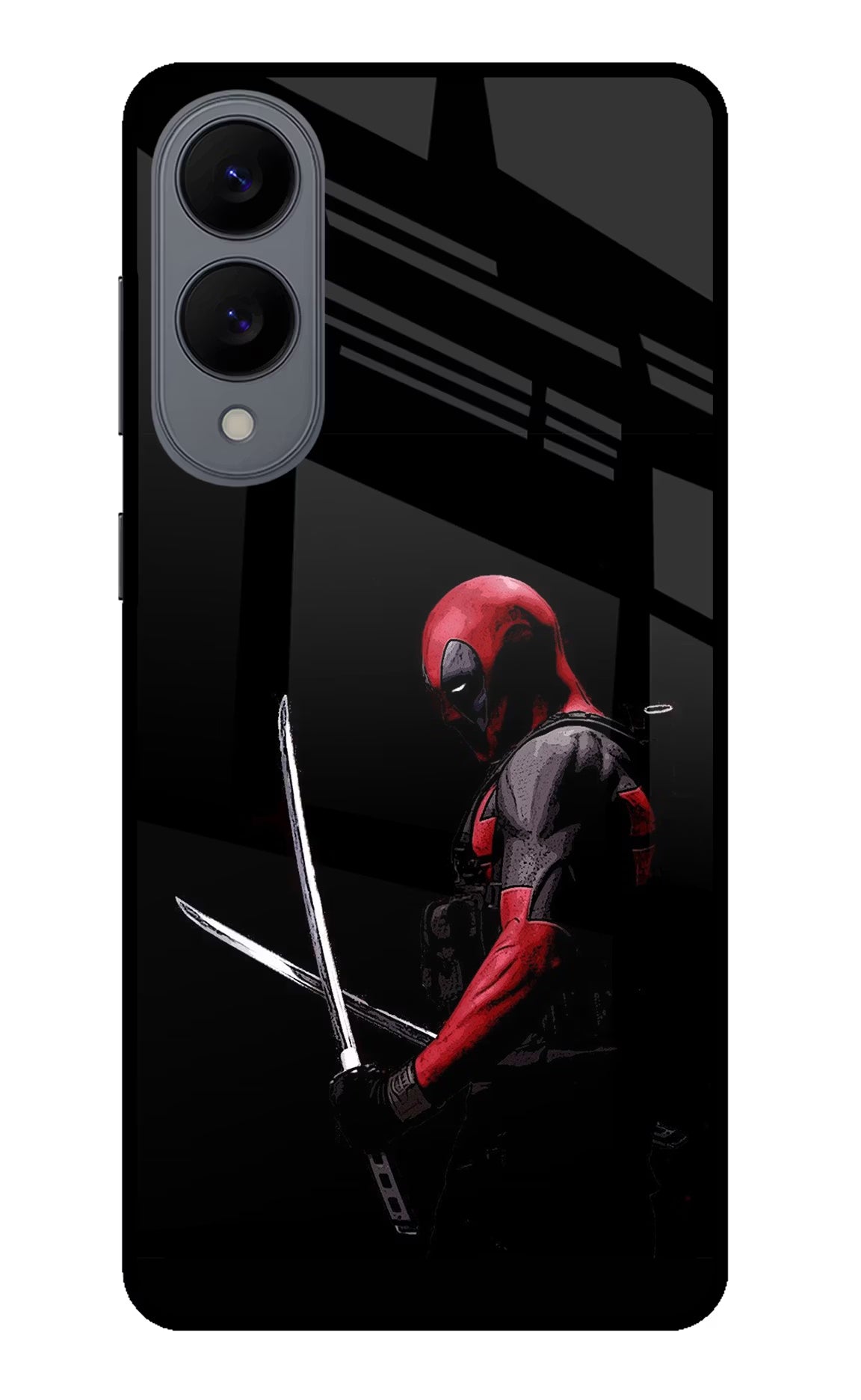 Deadpool Samsung S25 Edge Glass Case Back Cover by Casekaro