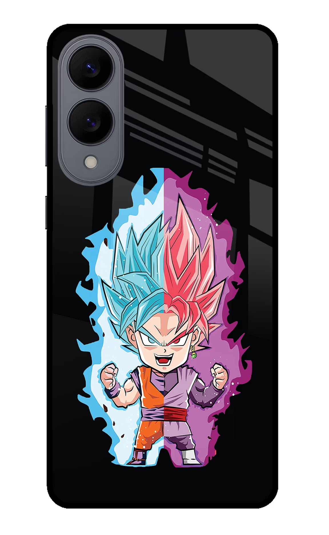 Chota Goku Samsung S25 Edge Glass Case Back Cover by Casekaro