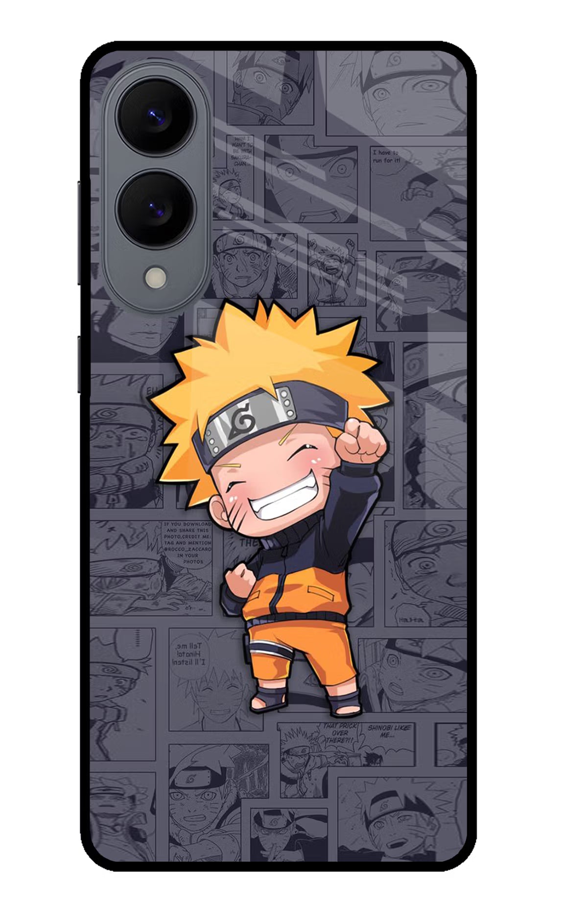 Chota Naruto Samsung S25 Edge Glass Case Back Cover by Casekaro