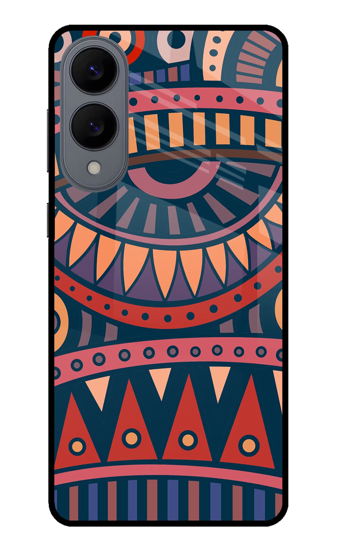 African Culture Design Samsung S25 Edge Glass Case Back Cover by Casekaro