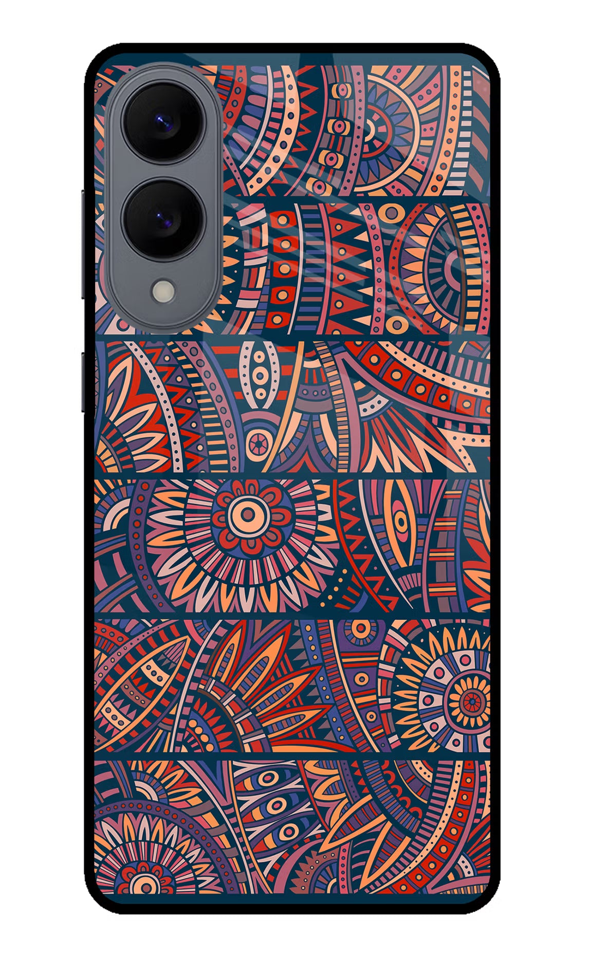 African Culture Design Samsung S25 Edge Glass Case Back Cover by Casekaro