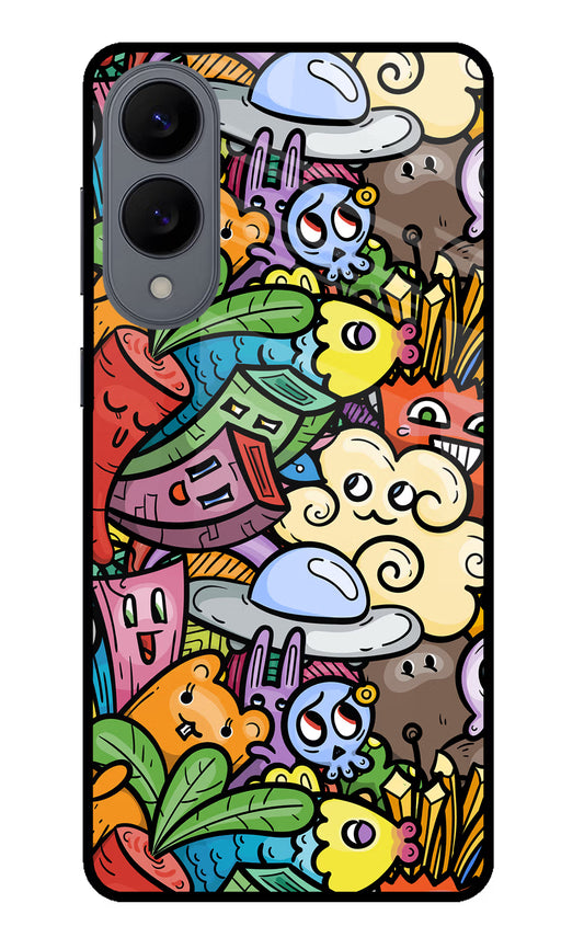 Veggie Doodle Samsung S25 Edge Glass Case