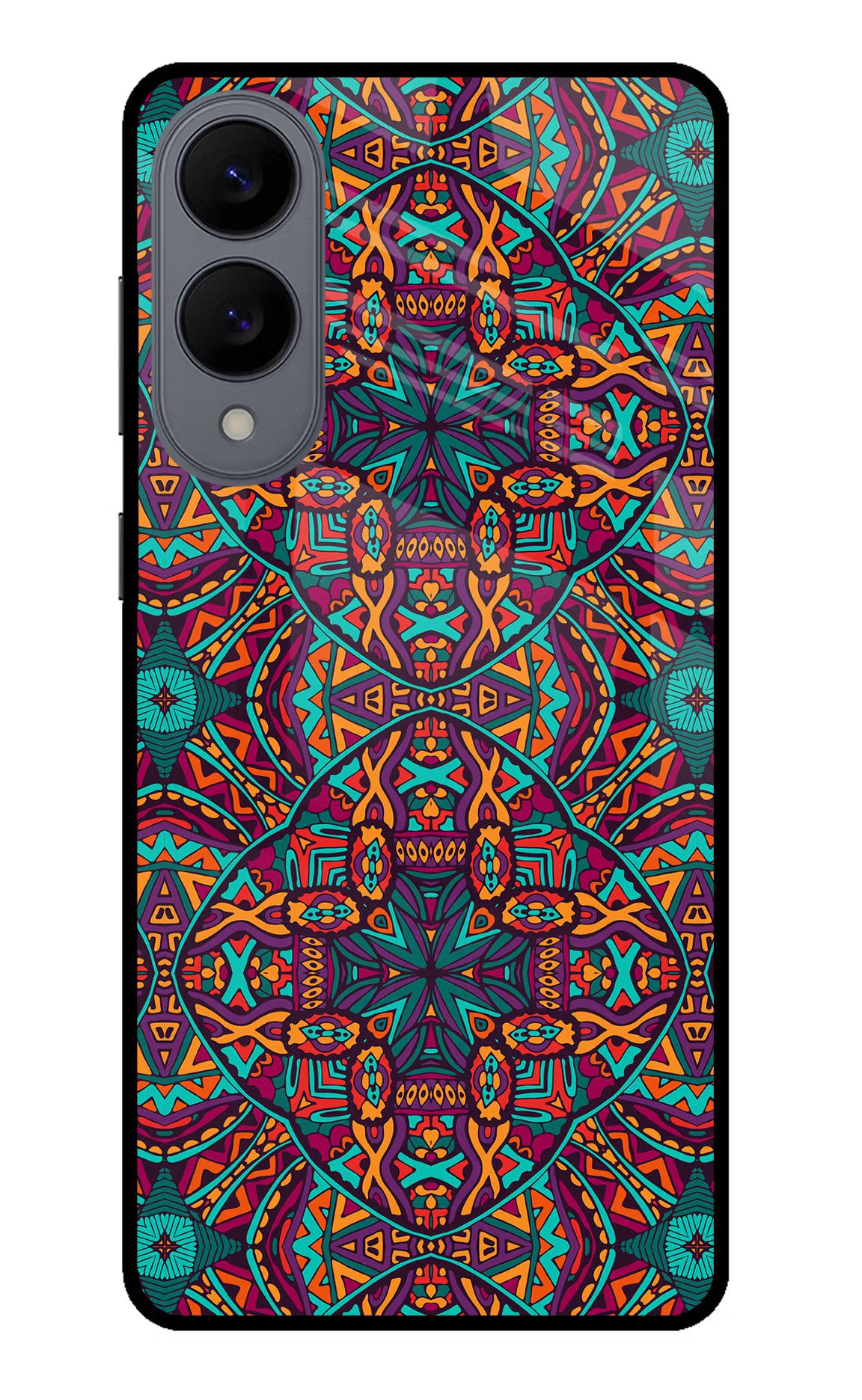 Colour Mandala Samsung S25 Edge Glass Case