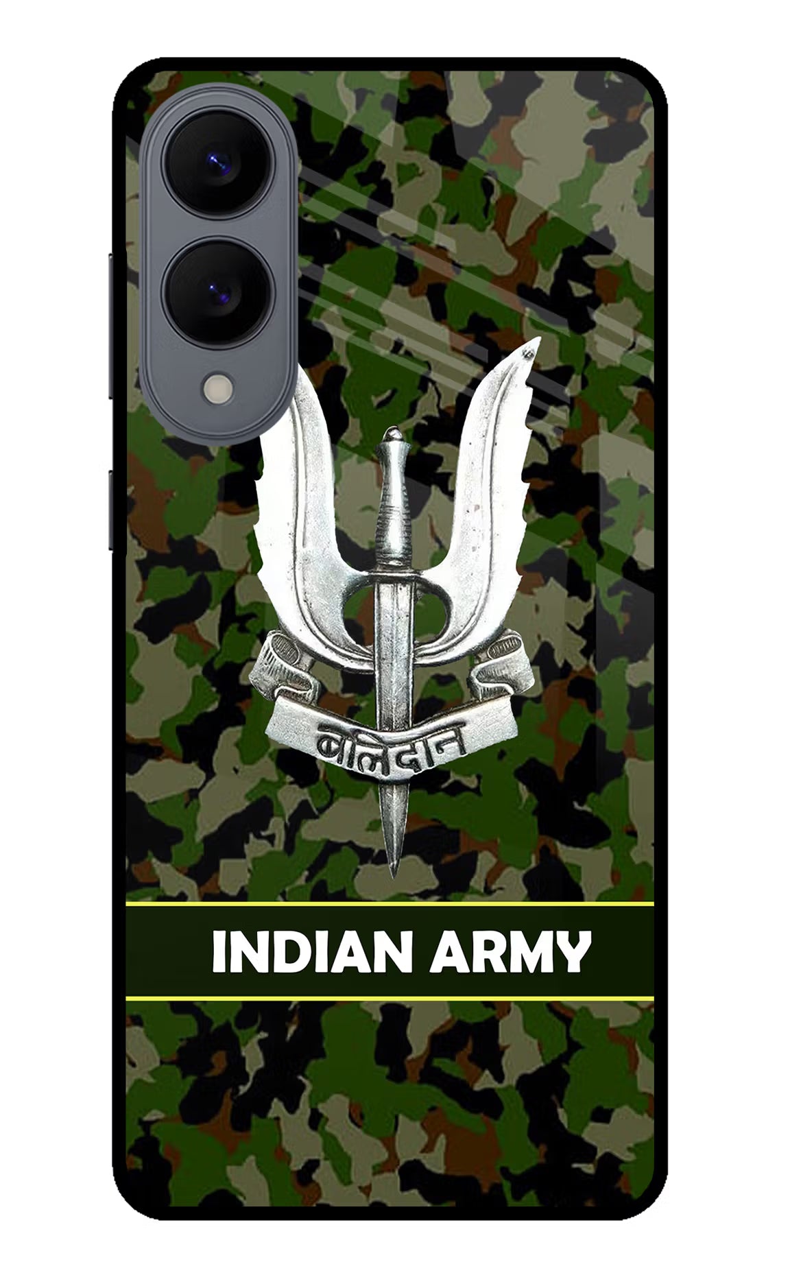 Balidan Indian Logo Samsung S25 Edge Glass Case Back Cover by Casekaro