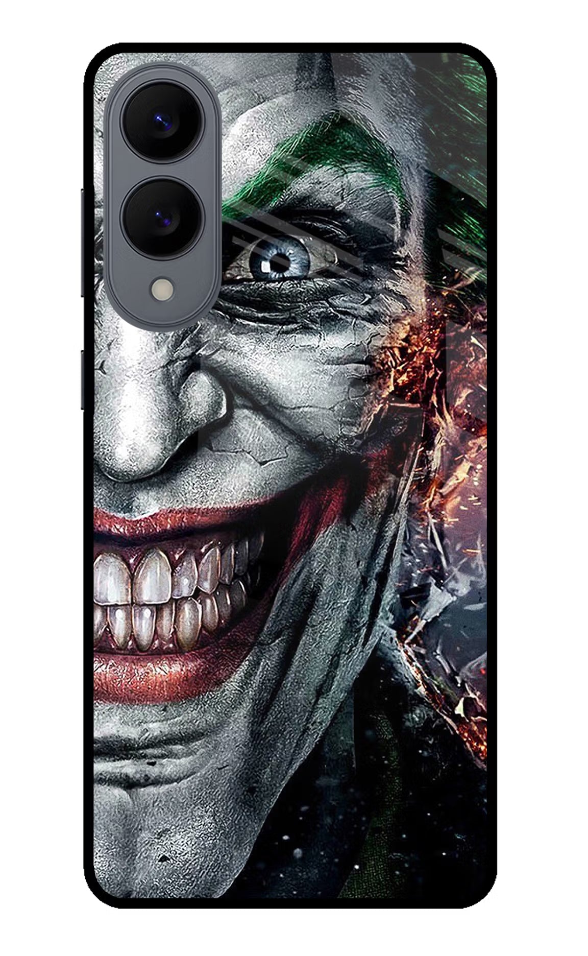 Joker Cam Samsung S25 Edge Glass Case Back Cover by Casekaro