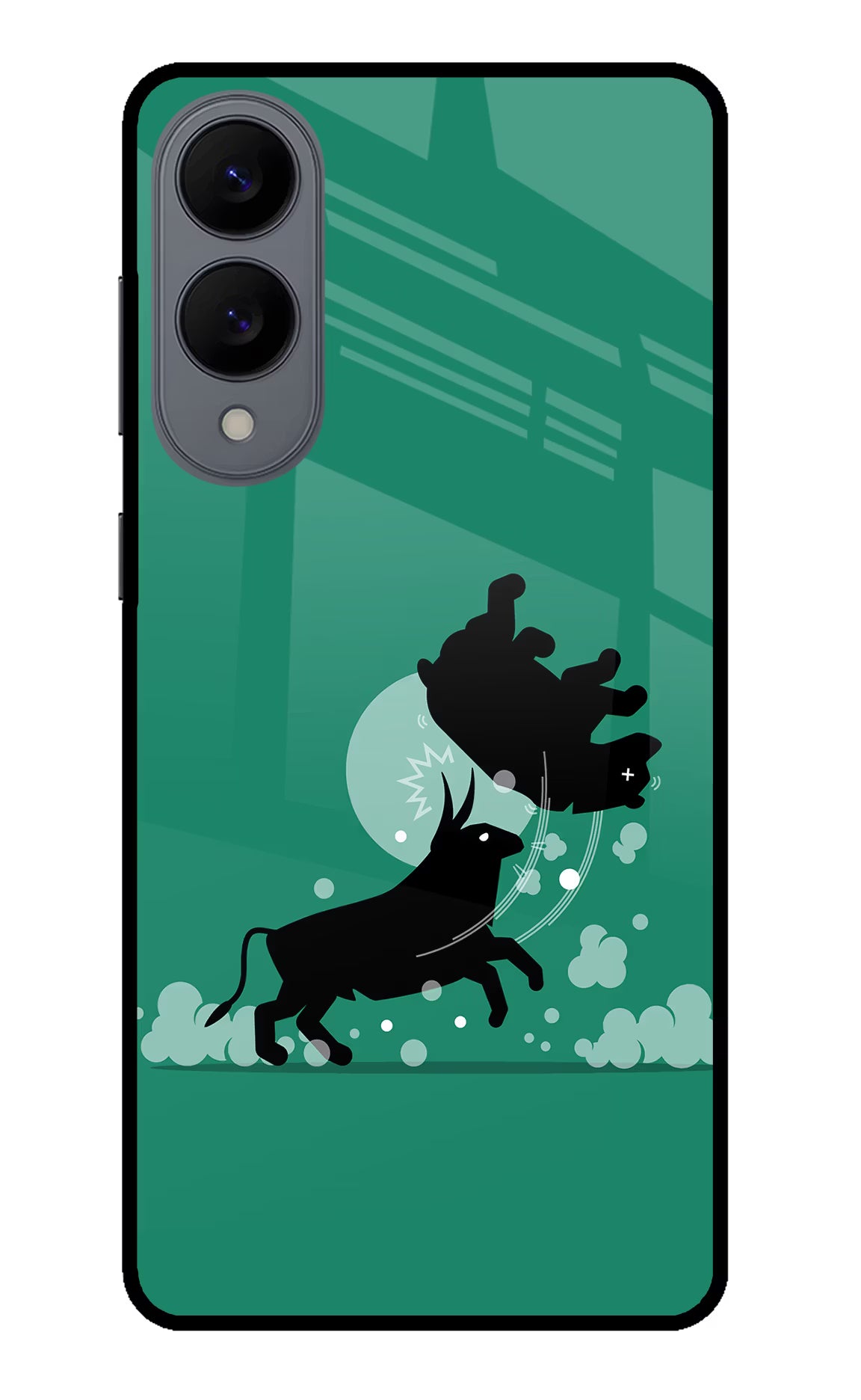 Bull Conqueror Samsung S25 Edge Glass Case