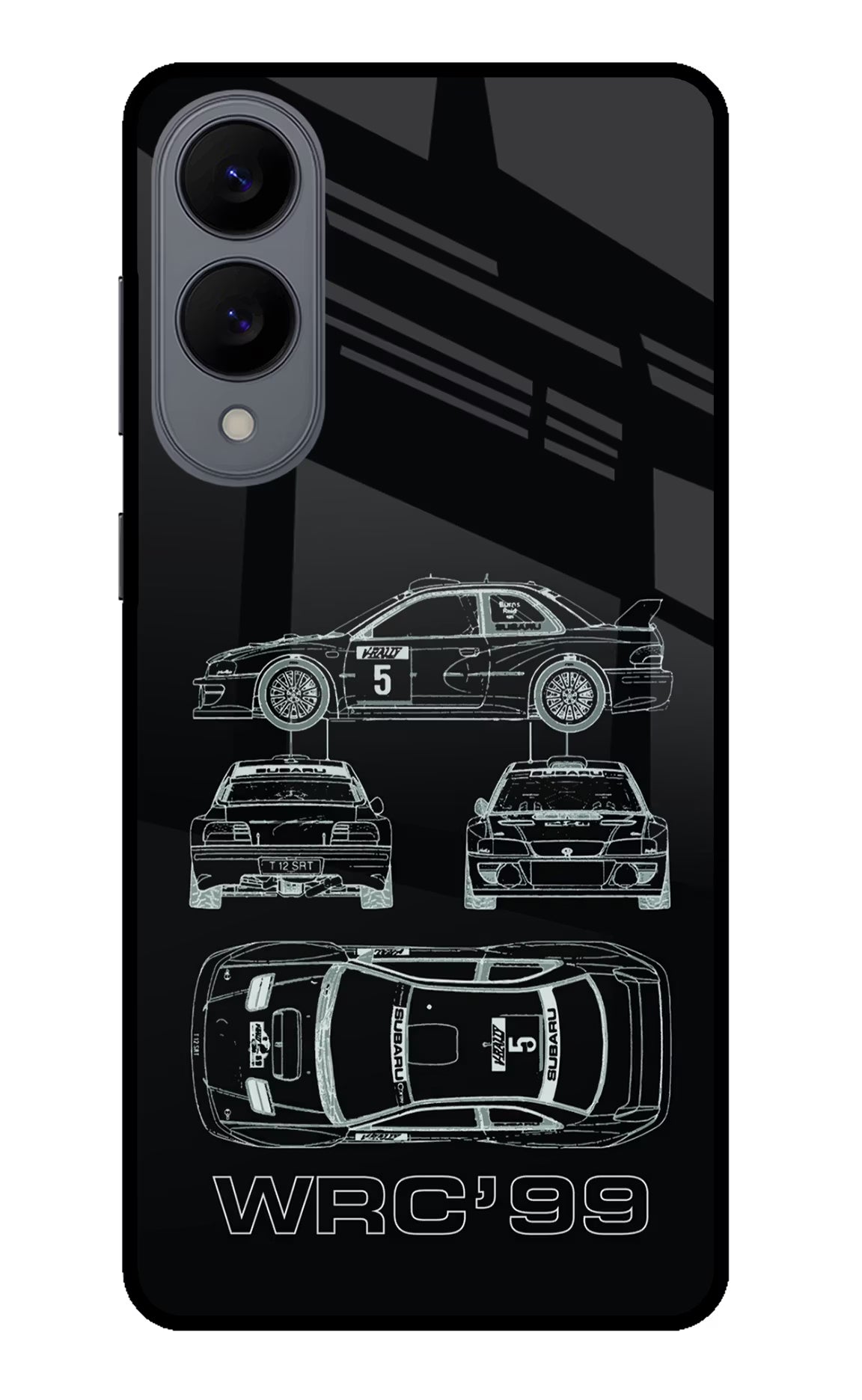 WRC'99 Samsung S25 Edge Glass Case Back Cover by Casekaro