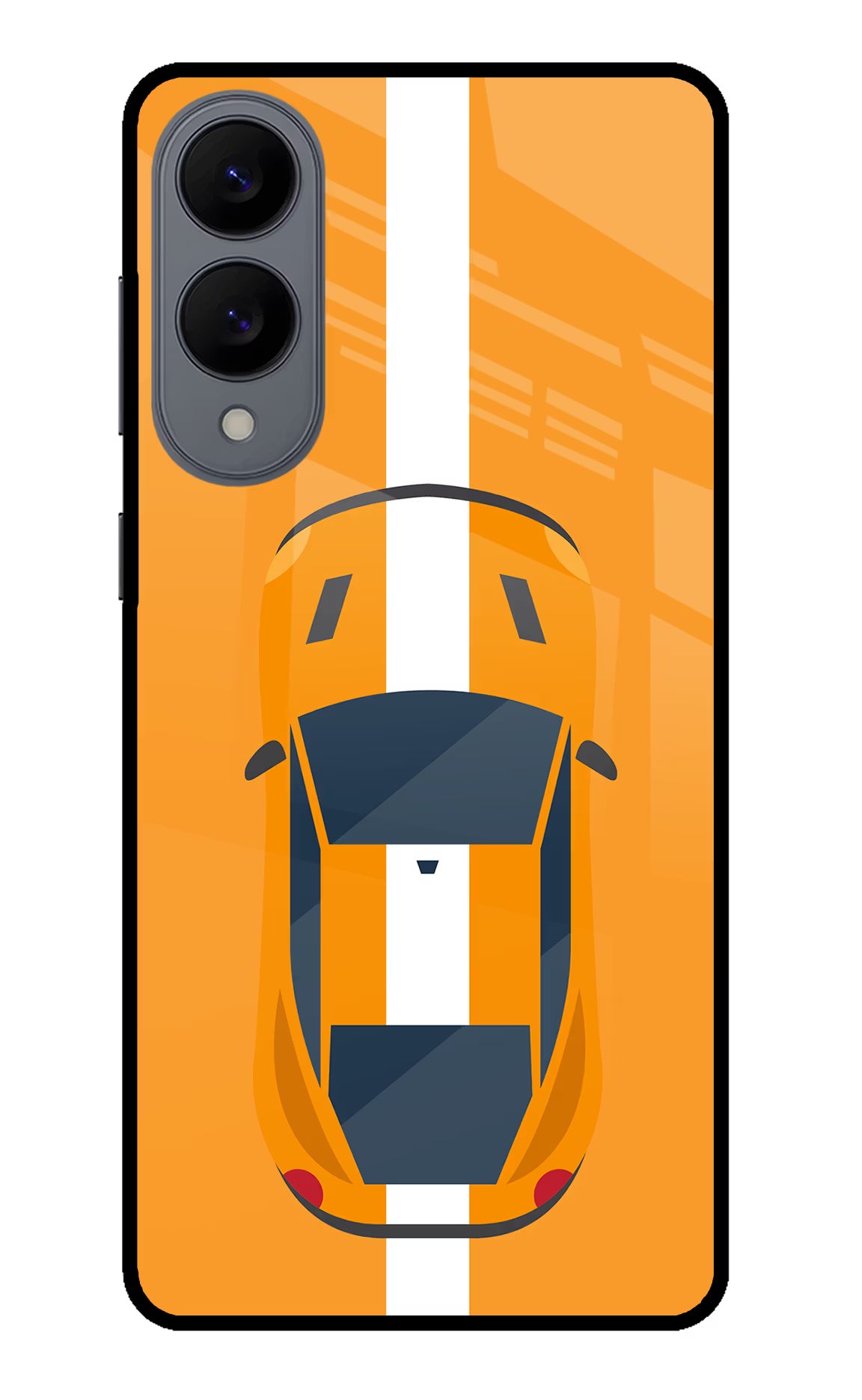 Highway Pursuit Samsung S25 Edge Glass Case Back Cover by Casekaro