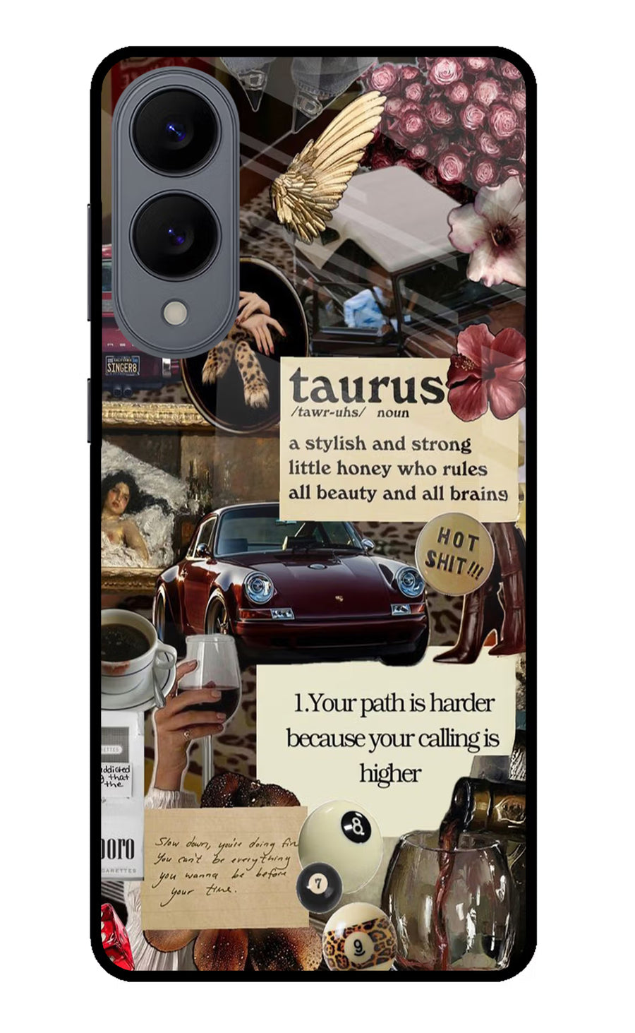 Taurus Zodiac Samsung S25 Edge Back Cover, Metal case