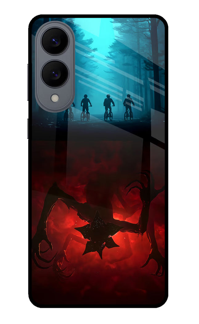 Ordinary Things Downside Up Samsung S25 Edge Glass Case Back Cover by Casekaro