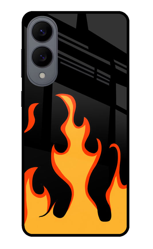 Fired Up – Black Samsung S25 Edge Glass Case