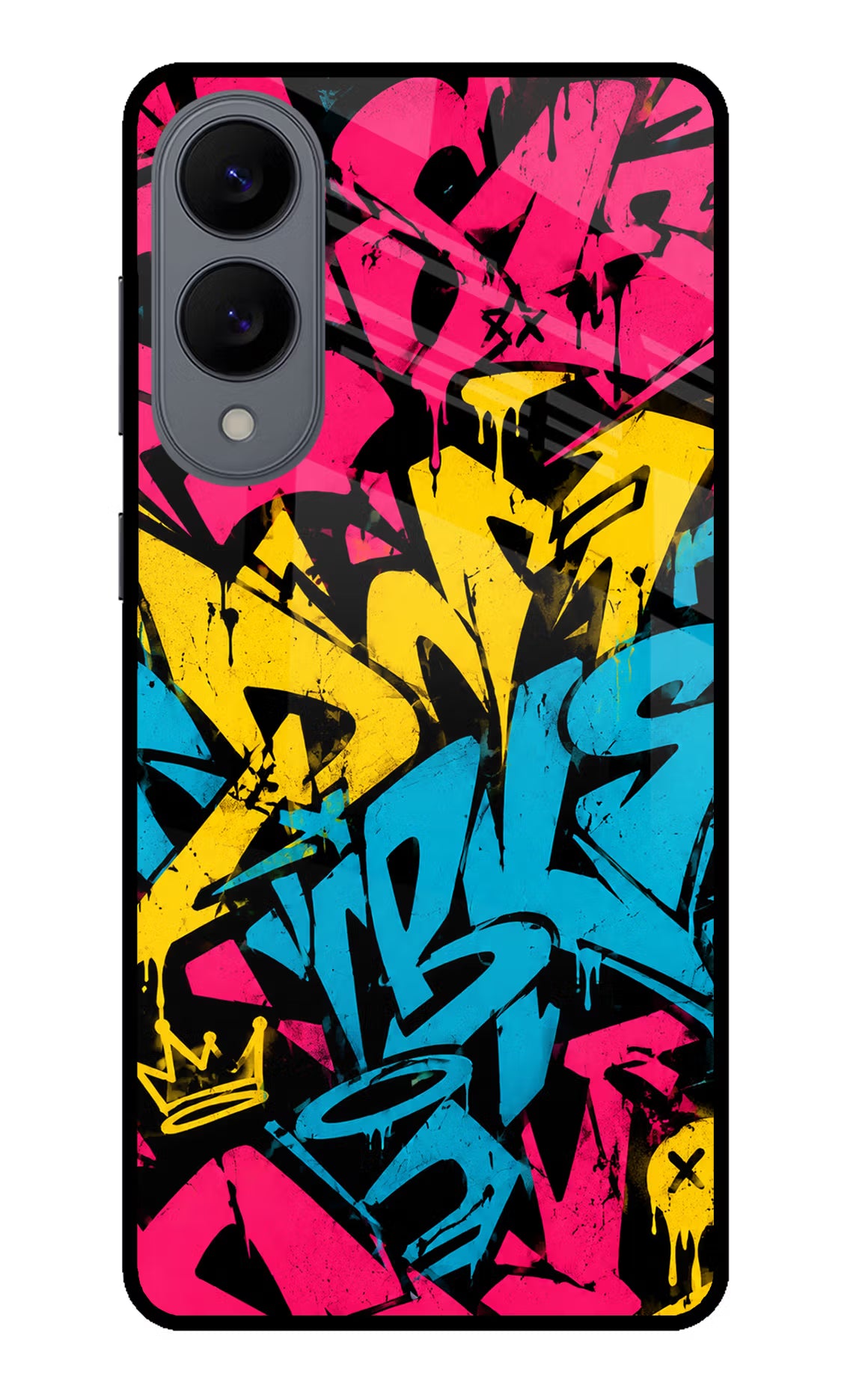 Graffiti Vibe Samsung S25 Edge Glass Case