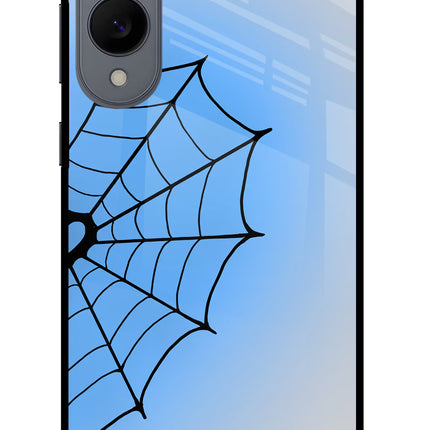 Blue Web Samsung S25 Edge Glass Case