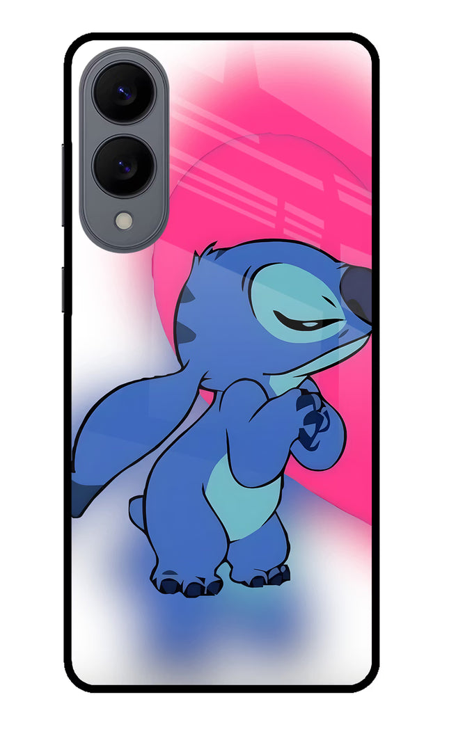 Stitch Hug Samsung S25 Edge Glass Case