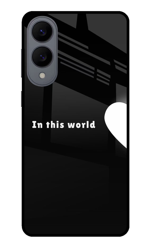 This World Samsung S25 Edge Glass Case