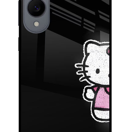 Kitty Charm Samsung S25 Edge Glass Case