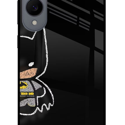 Bat Kitty Samsung S25 Edge Glass Case