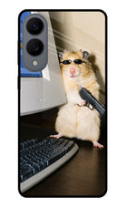 Hacker Hamster Samsung S25 Edge Glass Case