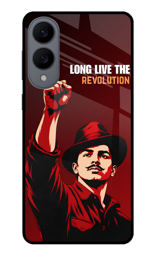 Bhagat Singh Revolution Samsung S25 Edge Glass Case Back Cover by Casekaro