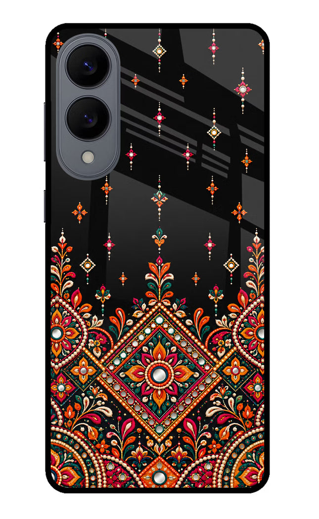 Noir Mehfil Samsung S25 Edge Glass Case